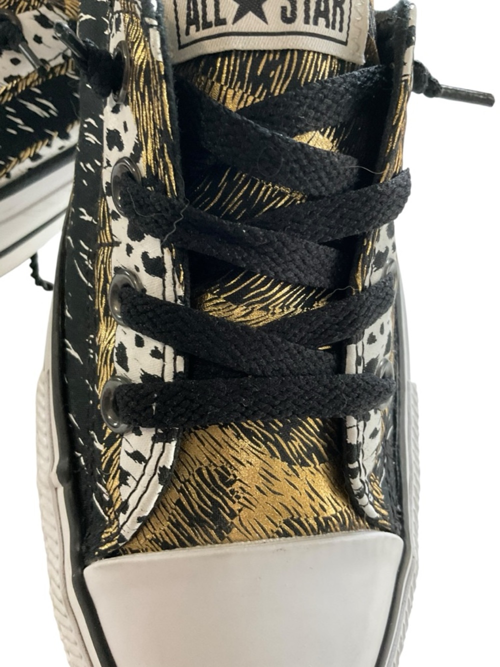 Converse All Star Chuck Taylor Shoreline Slip On Sneakers with Metallic Gold - Picture 10 of 10